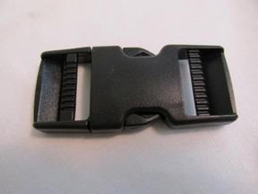 1" BLACK DUAL SIDE QUICK RELEASE BUCKLE