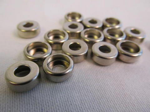 BRASS NICKEL SNAP FLANGELESS STUD