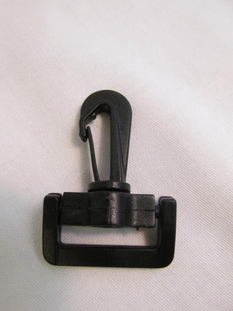 Plastic Swivel Snap Hook - Black