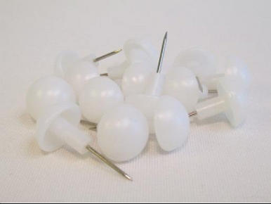 PEARL HEAD PUSH PINS