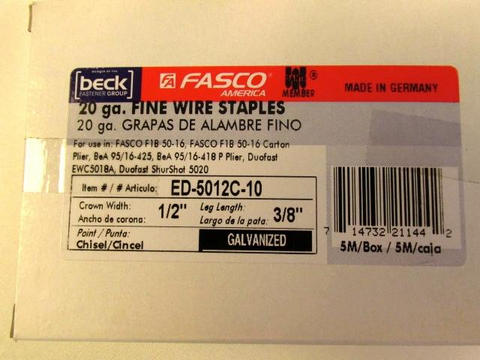 ED 5012 50 SERIES 3/8" GALVANIZED STAPLE