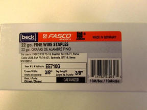 EE710G 7 SERIES 3/8" GALVANIZED STAPLE