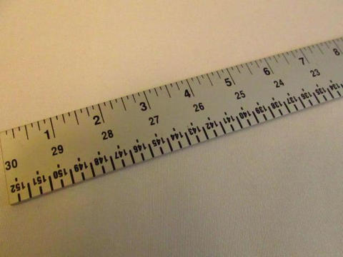 #802 OSBORNE 60" ALUMINUM RULER