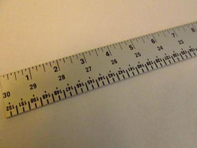 #802 OSBORNE 60" ALUMINUM RULER