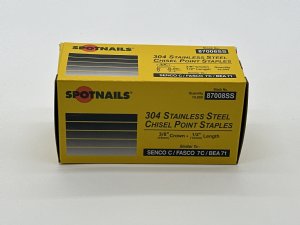 87008SS 7 SERIES 1/2" STAINLESS STAPLE